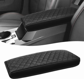 KBH Center Console Armrest Cover for Chevy Equinox, GMC Terrain 2010-2017, Vinyl Leather Trim, Anti-Scratch, Black vinyl accessories,turntable parts,record player tools,