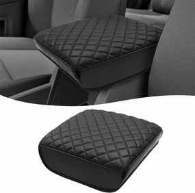 KBH Center Console Armrest Covers for Honda Ridgeline 2006-2014, Car Interior Accessories, Middle Console Lid Protector Cushion Covering, Vinyl Leather, Anti-Scratch, Black vinyl accessories,turntable parts,record player tools,