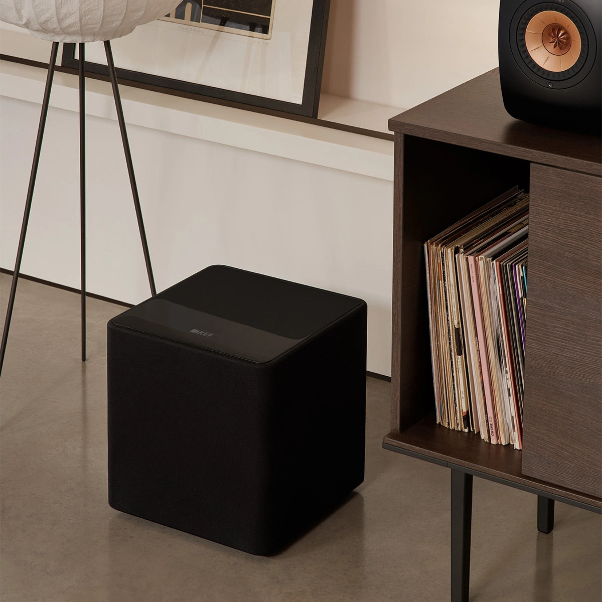 KEF Kube 12 MIE 10" Subwoofer (Gloss Black)