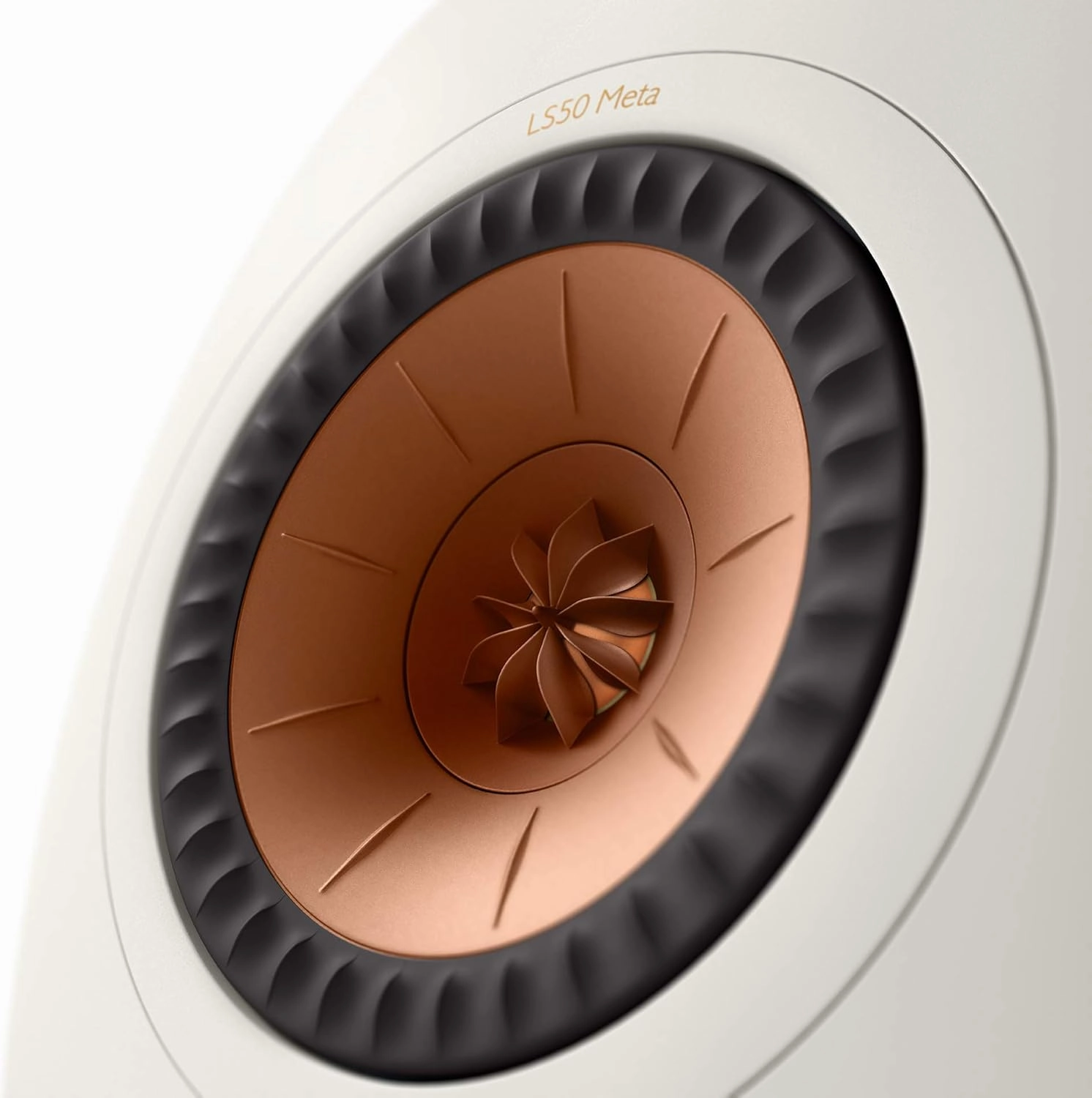KEF LS50 Meta Passive Bookshelf Speakers - Pair (Mineral White)
