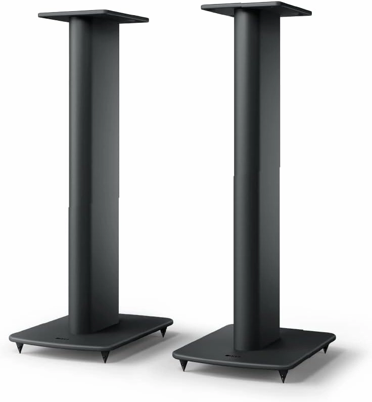 KEF S2 Speaker Stand (Pair, Carbon Black) speaker stands,monitor stands,floor speaker holders,
