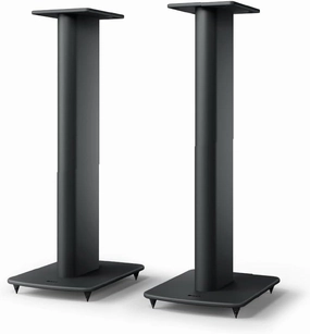 KEF S2 Speaker Stand (Pair, Carbon Black) speaker stands,monitor stands,floor speaker holders,