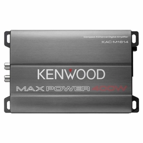 Kenwood KAC-M1814 4-Channel Compact Bridgeable Marine/Motorsports 400W Max Power Digital Amplifier power amplifier,stereo amp,hi-fi power amp,