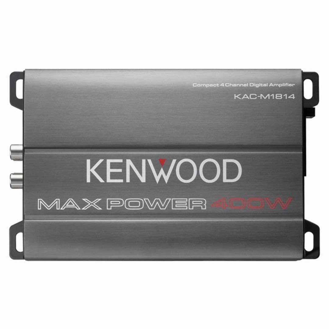Kenwood KAC-M1814 4-Channel Compact Bridgeable Marine/Motorsports 400W Max Power Digital Amplifier power amplifier,stereo amp,hi-fi power amp,