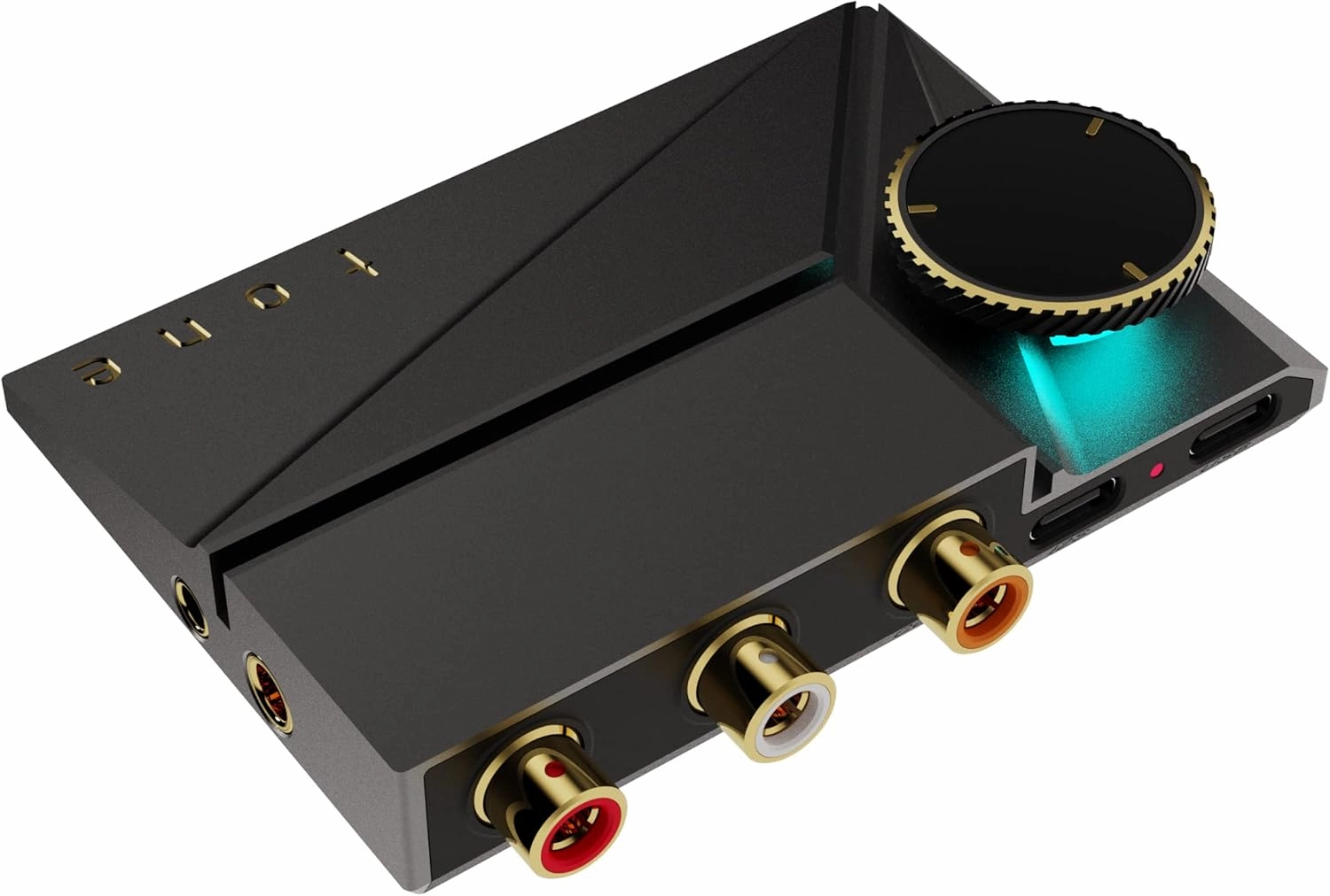 Khadas DAC Amp Tone2 Pro | Desktop Digital Analog Converter -Headphone Amplifier with USB-C/USB-C(I2S) Inputs/Outputs: 3.5mm Unbalanced / 4.4mm Balanced/RCA - MQA DECODER (Black) balanced output player,audiophile player,hi-res digital player,