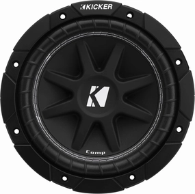 Kicker 43C84 Comp 8" Subwoofer, Single Voice Coil, 4-Ohm audiophile subwoofer,active subwoofer,low frequency speaker,