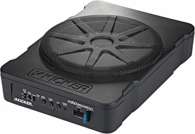 Kicker 46HS10 Hideaway Compact Powered Subwoofer, 10-Inch audiophile subwoofer,active subwoofer,low frequency speaker,