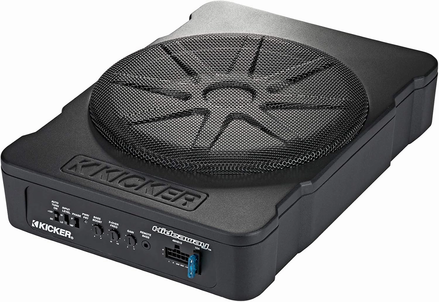 Kicker 46HS10 Hideaway Compact Powered Subwoofer, 10-Inch audiophile subwoofer,active subwoofer,low frequency speaker,