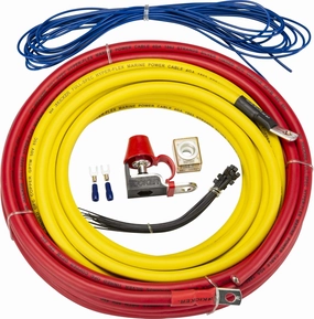 Kicker 47KMPK4 Marine 4awg Amp Power Kit power amplifier,stereo amp,hi-fi power amp,