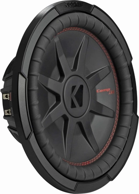 Kicker 48CWRT124 CompRT 12" Subwoofer, DVC, 4-ohm audiophile subwoofer,active subwoofer,low frequency speaker,