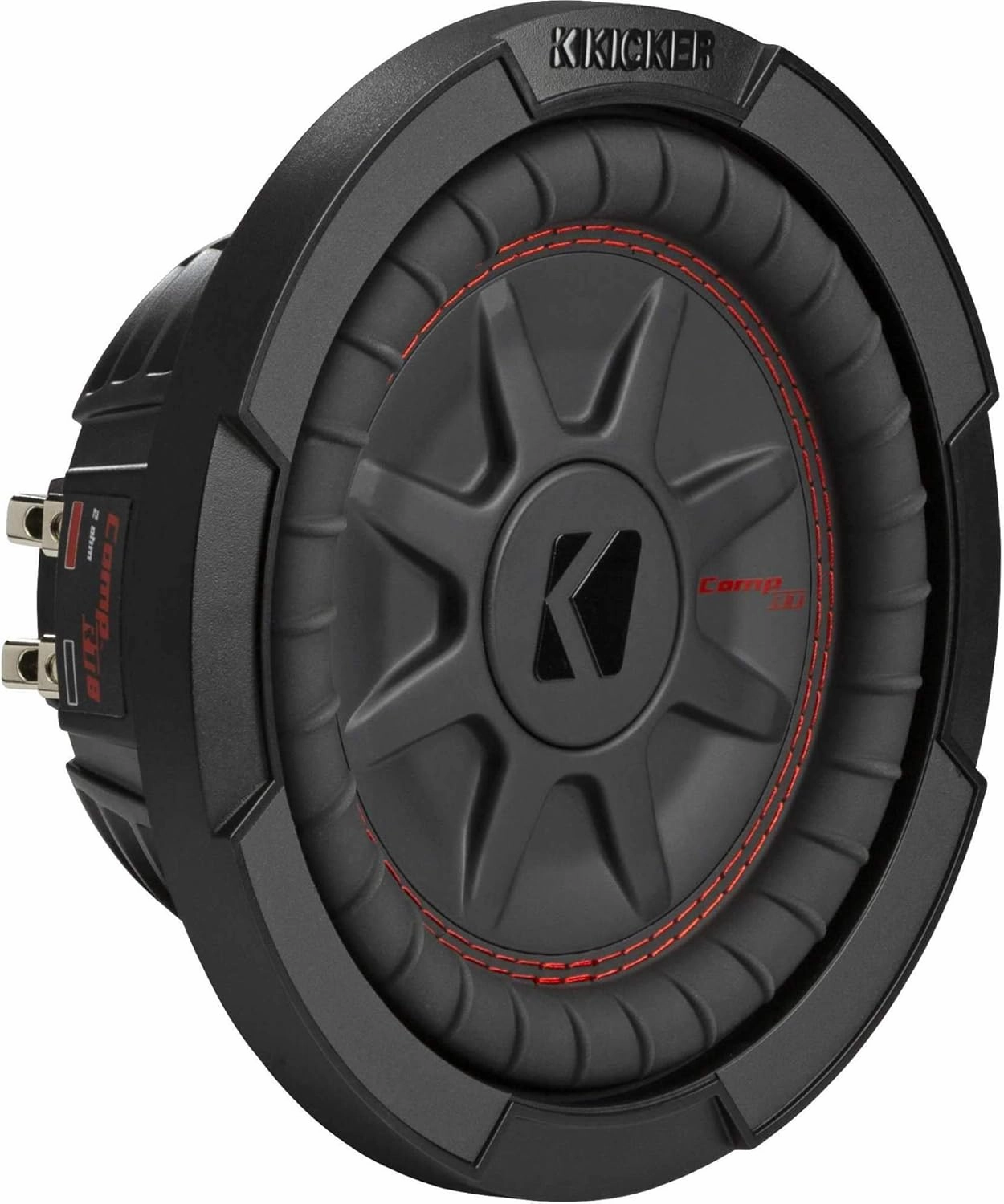 Kicker 48CWRT82 CompRT 8" Subwoofer, DVC, 2-ohm audiophile subwoofer,active subwoofer,low frequency speaker,