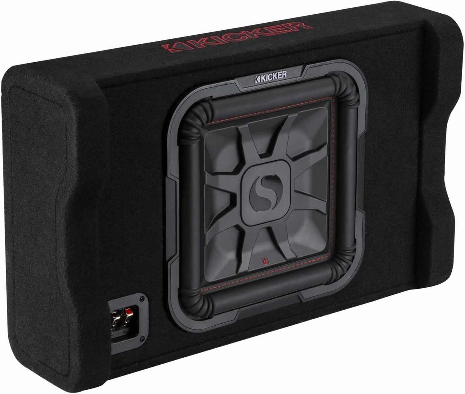 Kicker 49L7TDF122 Down-Firing 12" L7T 2-Ohm Subwoofer Enclosure, 600 Watts RMS audiophile subwoofer,active subwoofer,low frequency speaker,