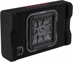 Kicker 49L7TDF122 Down-Firing 12" L7T 2-Ohm Subwoofer Enclosure, 600 Watts RMS audiophile subwoofer,active subwoofer,low frequency speaker,