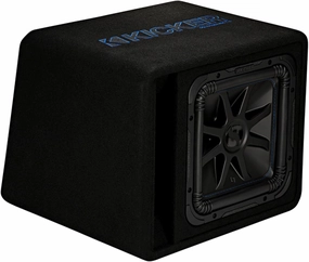 Kicker VL7S122 L7S 12" Subwoofer in Vented Enclosure 2-Ohm audiophile subwoofer,active subwoofer,low frequency speaker,