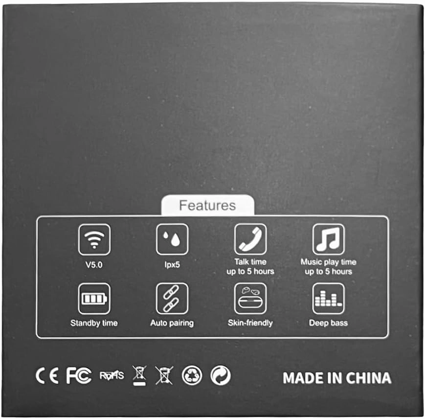 Kids Wireless Earbuds Bluetooth, Wireless Earphones with Noise Reduction Bluetooth 5.1 Waterproof Sport TWS Stereo Lightweight in Ear Headphones with Built-in Mic for TV Phone.