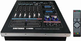 KJ-5000Mix Professional Karaoke Console Mixer | HDMI ARC, Optical, Bluetooth, USB Recording, 8-Band EQ, Anti-Feedback, BBE DSP Processor, Rack-Mountable DJ/KJ Mixer mixer console,audio mixing desk,DJ console,