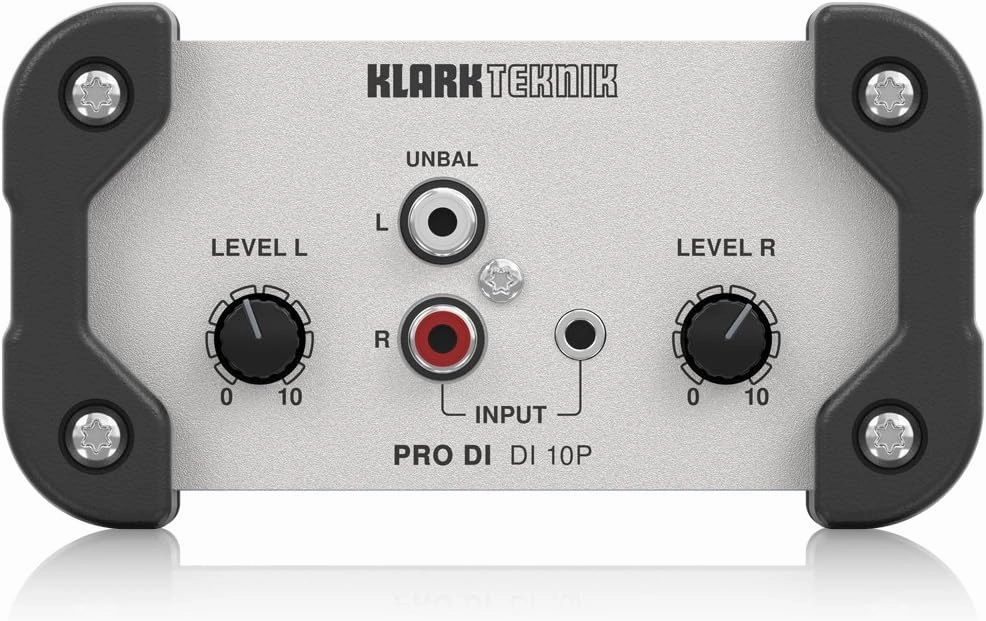 Klark teknik PRO DI DI 10P Passive DI Box with Stereo Input/Summed Mono Output, Midas Transformer and Extended Dynamic Range balanced output player,audiophile player,hi-res digital player,