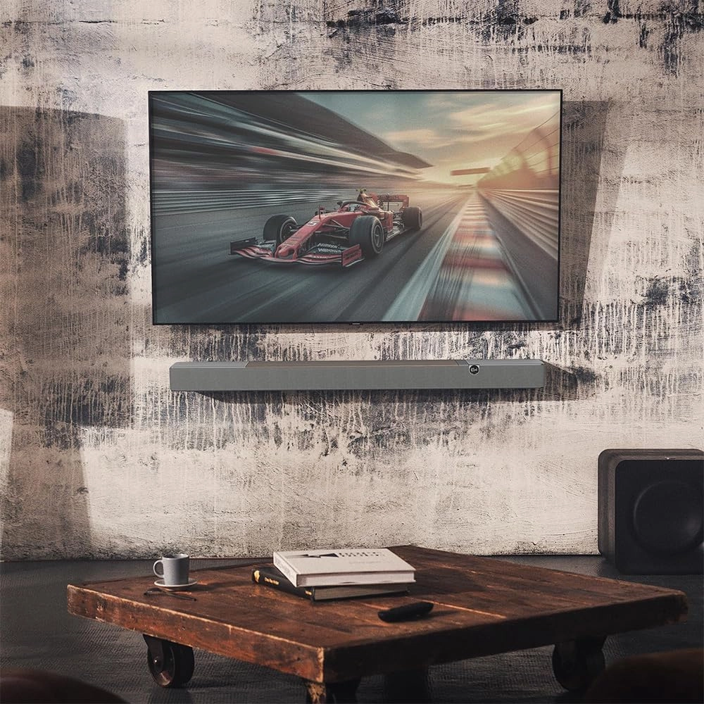 Klipsch Flexus CORE 200 185W 3.1.2 Channel Dolby Atmos Sound Bar Walnut Bundle with Deco Gear 6FT Universal 4K HDMI 2.0 Cable with 28AWG Pure Copper Conductors