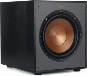 Klipsch R-100SW 10" Subwoofer, Incredibly Deep Bass and an All-digital Amplifier,14 5" x 12 5" x 16 4" audiophile subwoofer,active subwoofer,low frequency speaker,