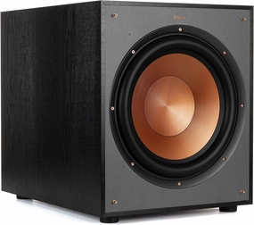 Klipsch R-120SW Subwoofer, Black audiophile subwoofer,active subwoofer,low frequency speaker,