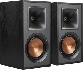 Klipsch R-51M Bookshelf Speaker (Pair), Black bookshelf speakers,compact stereo speakers,hi-fi shelf speakers,