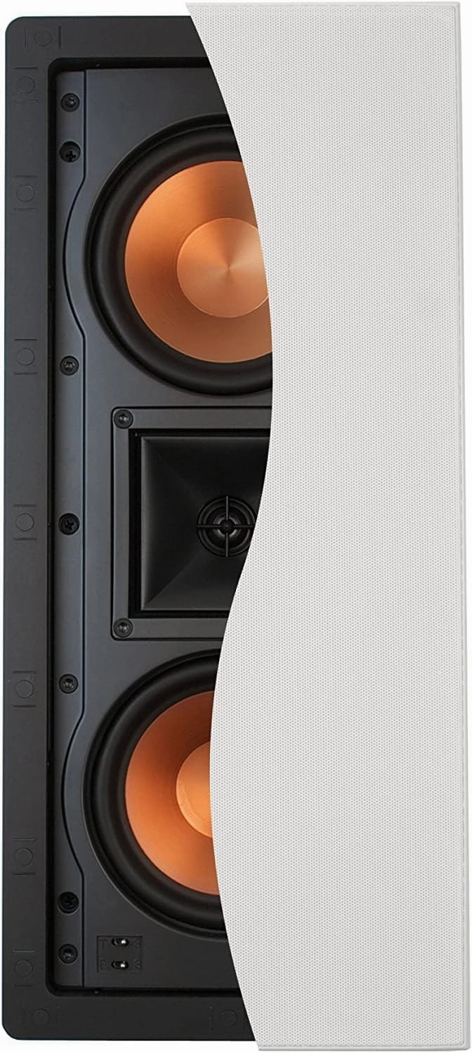 Klipsch R-5502-W II in-Wall Left, Center or Right (LCR) in-Wall or in-Ceiling Speaker Two-Pack