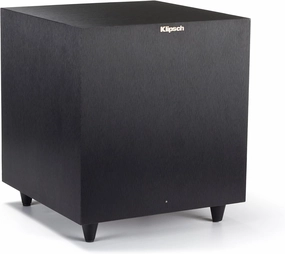 Klipsch Reference R-8SW Surround Subwoofer, 150 Watts Peak Power (Brushed Black Vinyl, 8-Inch) audiophile subwoofer,active subwoofer,low frequency speaker,