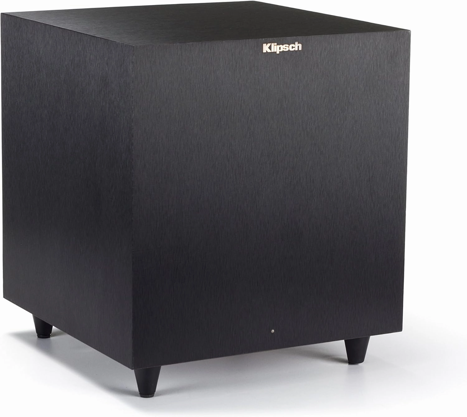 Klipsch Reference R-8SW Surround Subwoofer, 150 Watts Peak Power (Brushed Black Vinyl, 8-Inch) audiophile subwoofer,active subwoofer,low frequency speaker,