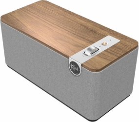 Klipsch The One Plus Premium Bluetooth Speaker System with Two 2.25 Full Range Drivers, 4.5 Woofer, Bluetooth 5.3 with Up to 40 ft. of Distance, Walnut bookshelf speakers,compact stereo speakers,hi-fi shelf speakers,
