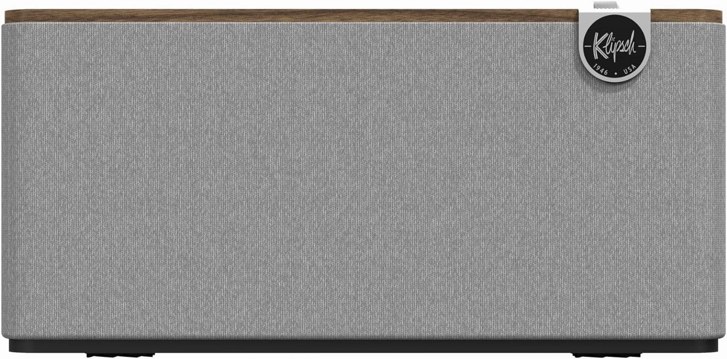 Klipsch The Three Plus Premium Bluetooth Speaker System, Walnut