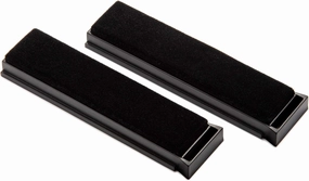 Knox Gear Soft Black Brushes for Vinyl Record Cleaner, for Cleaning Record, LP, disc, Keeps Vinyls Clean and dust-Free, Includes Extra Brush, Originally Part of Knox Gear Vinyl Record Cleaner Kit record cleaning kit,vinyl cleaner,stylus brush set,