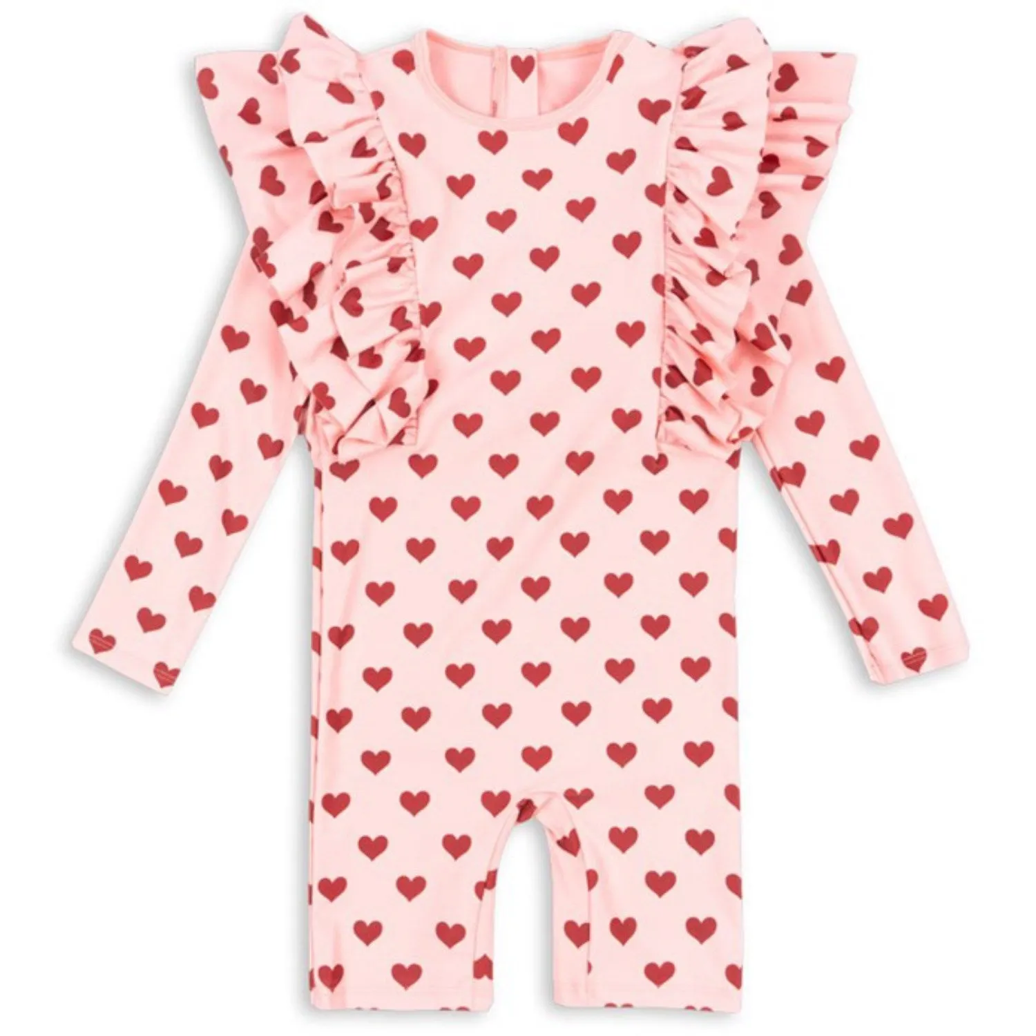 Konges Sl?jd Amour Pink Manuca Frill Onesie Grs