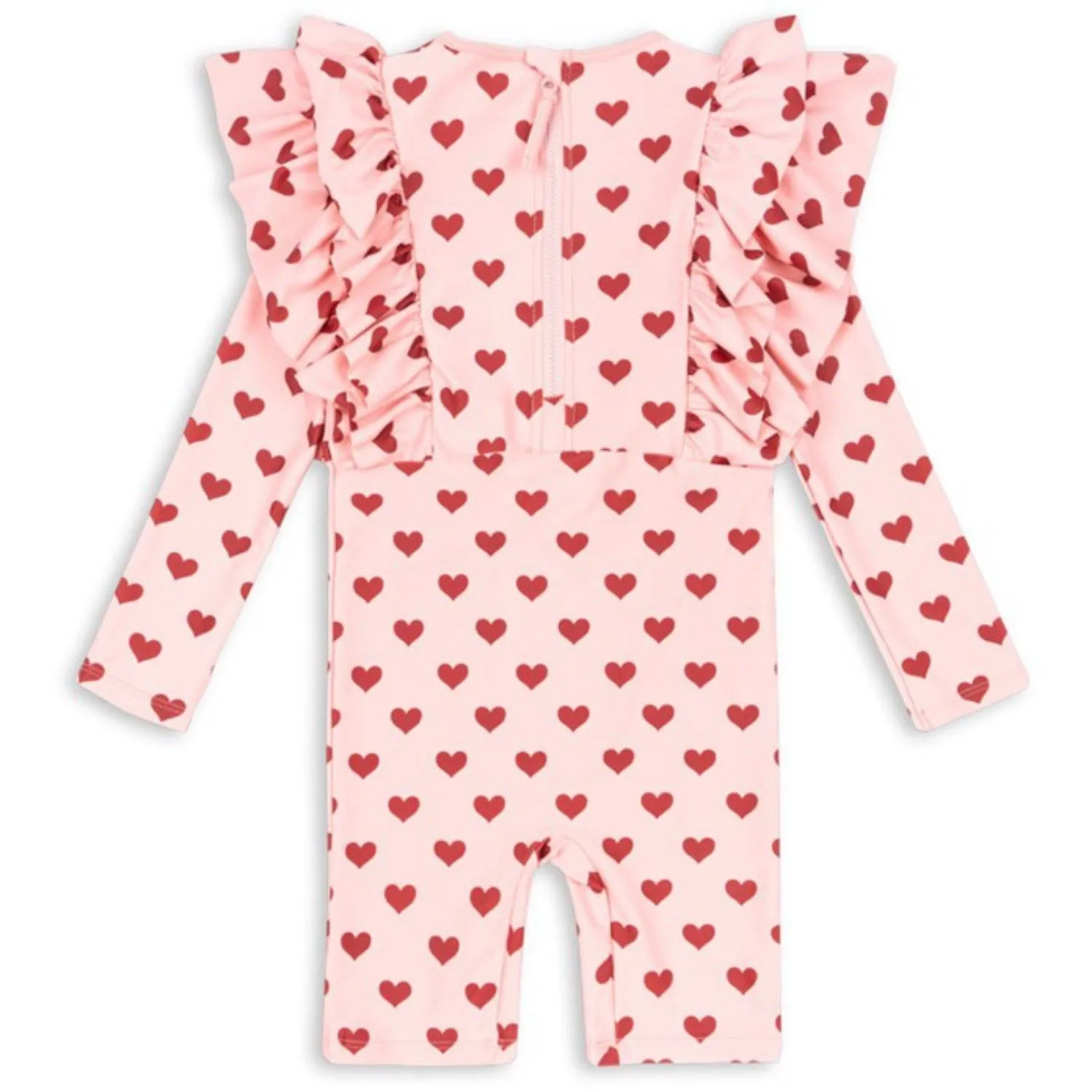 Konges Sl?jd Amour Pink Manuca Frill Onesie Grs