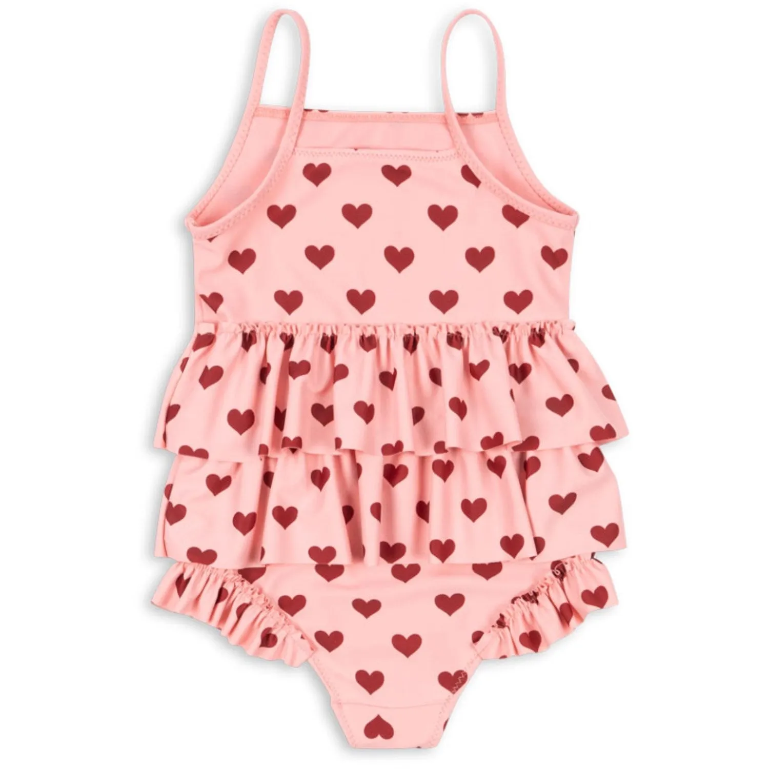 Konges Sl?jd Amour Pink Manuca Frill Swimsuit Grs