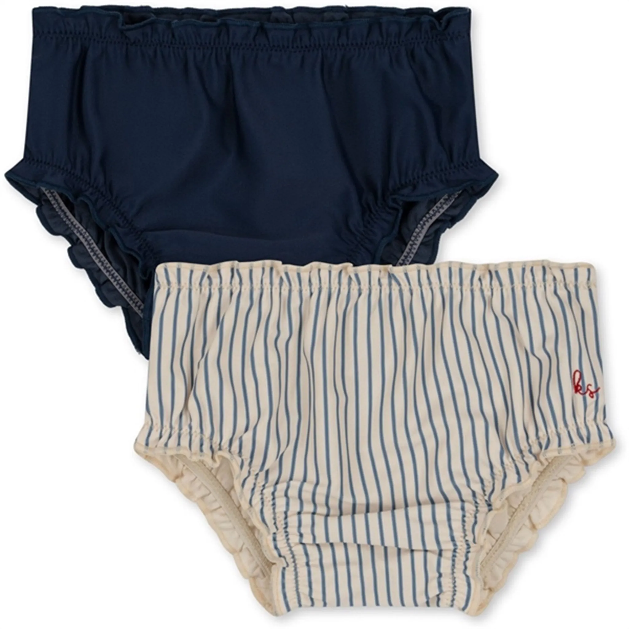 Konges Sl?jd Blue Stripe 2-Pack Collette Baby Pants