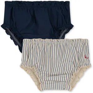 Konges Sl?jd Blue Stripe 2-Pack Collette Baby Pants