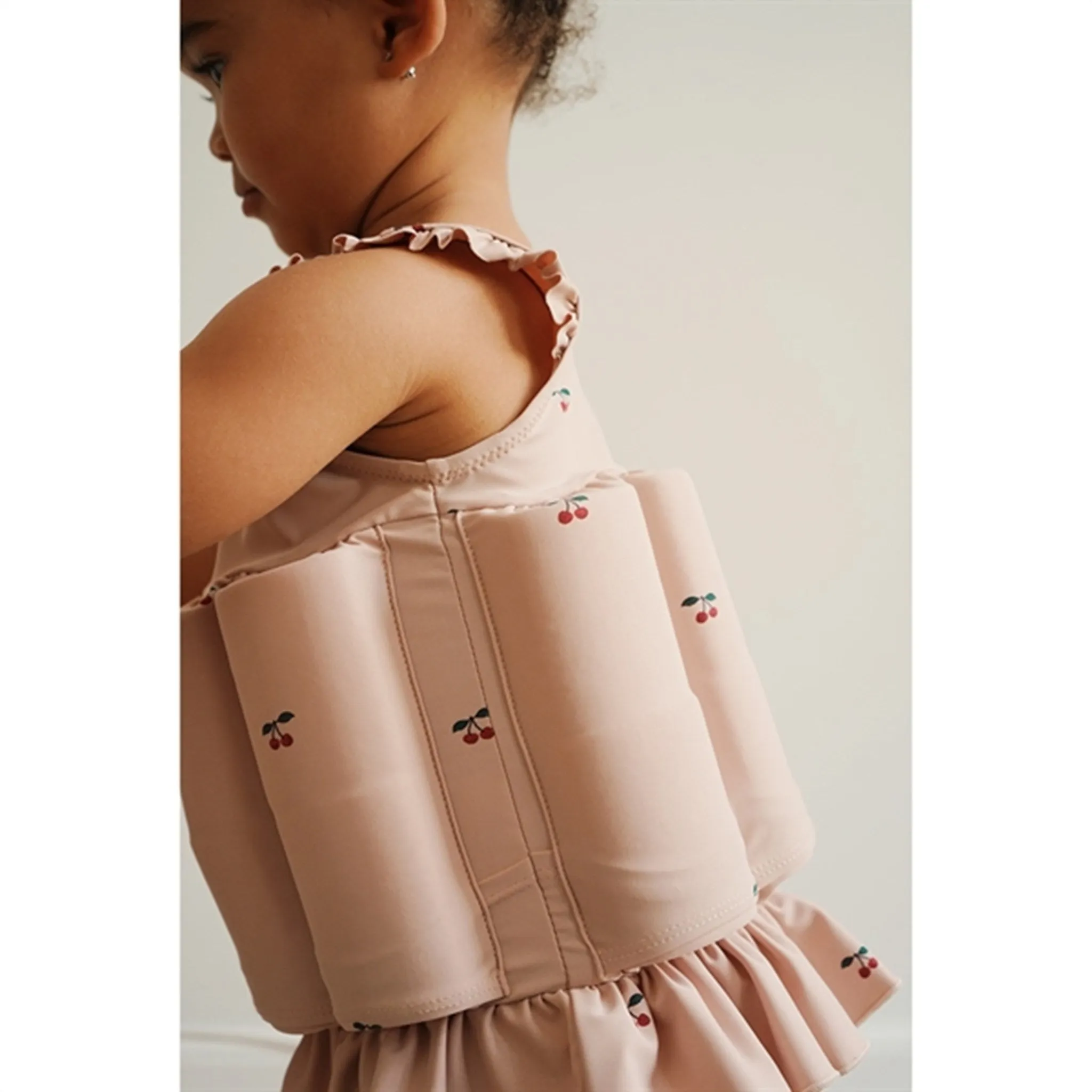 Konges Sljd Cherry Blush Float Frill Swimsuit