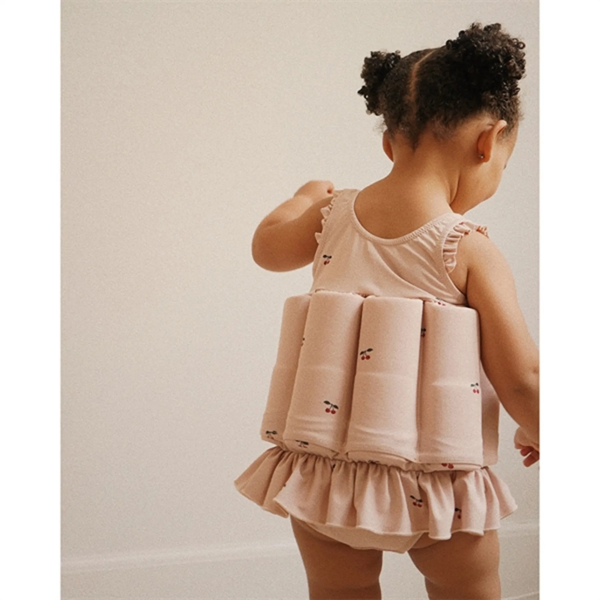 Konges Sljd Cherry Blush Float Frill Swimsuit