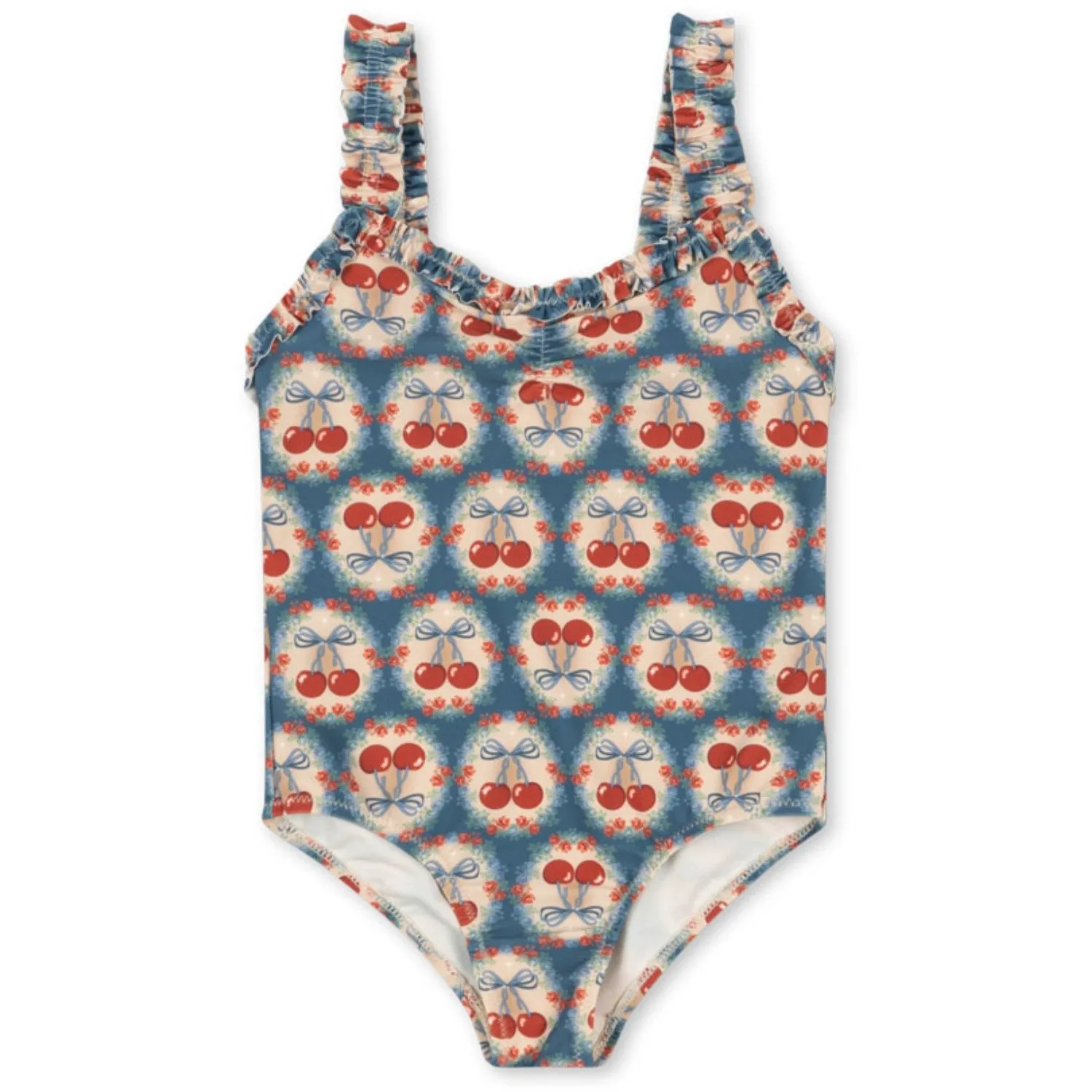 Konges Sl?jd Cherry Bow Blue Maya Swimsuit Grs