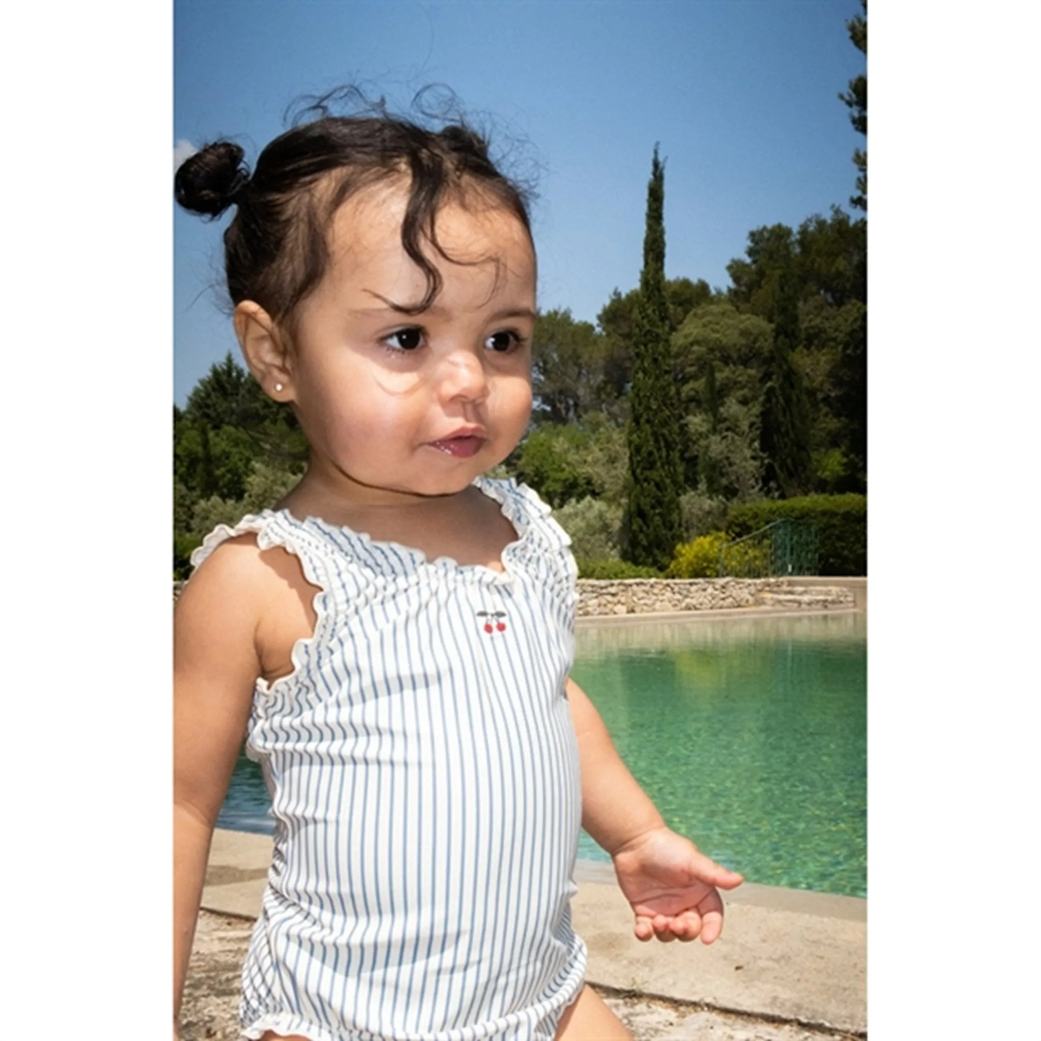 Konges Sl?jd Collette Swimsuit Blue Stripe