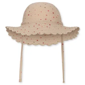 Konges Sl?jd Etoile Pink Sparkle Baie Scallop UV Sun Hat