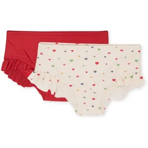 Konges Sljd Multi Hearts Manuca Bikini Pants 2-pack
