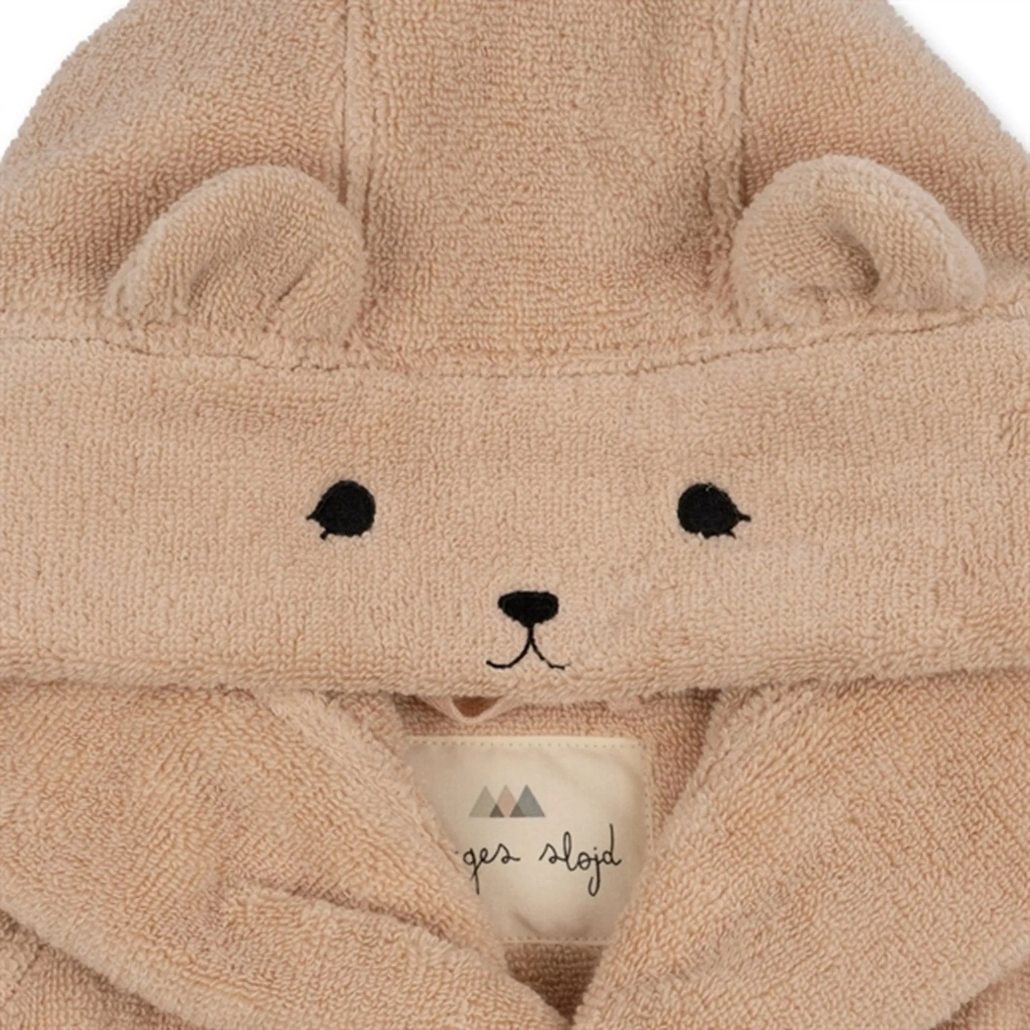 Konges Sljd Smoke Gray Terry Bathrobe Animal
