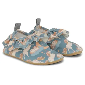 Konges Sljd Unicorn Blue Manuca Frill Swim Shoes