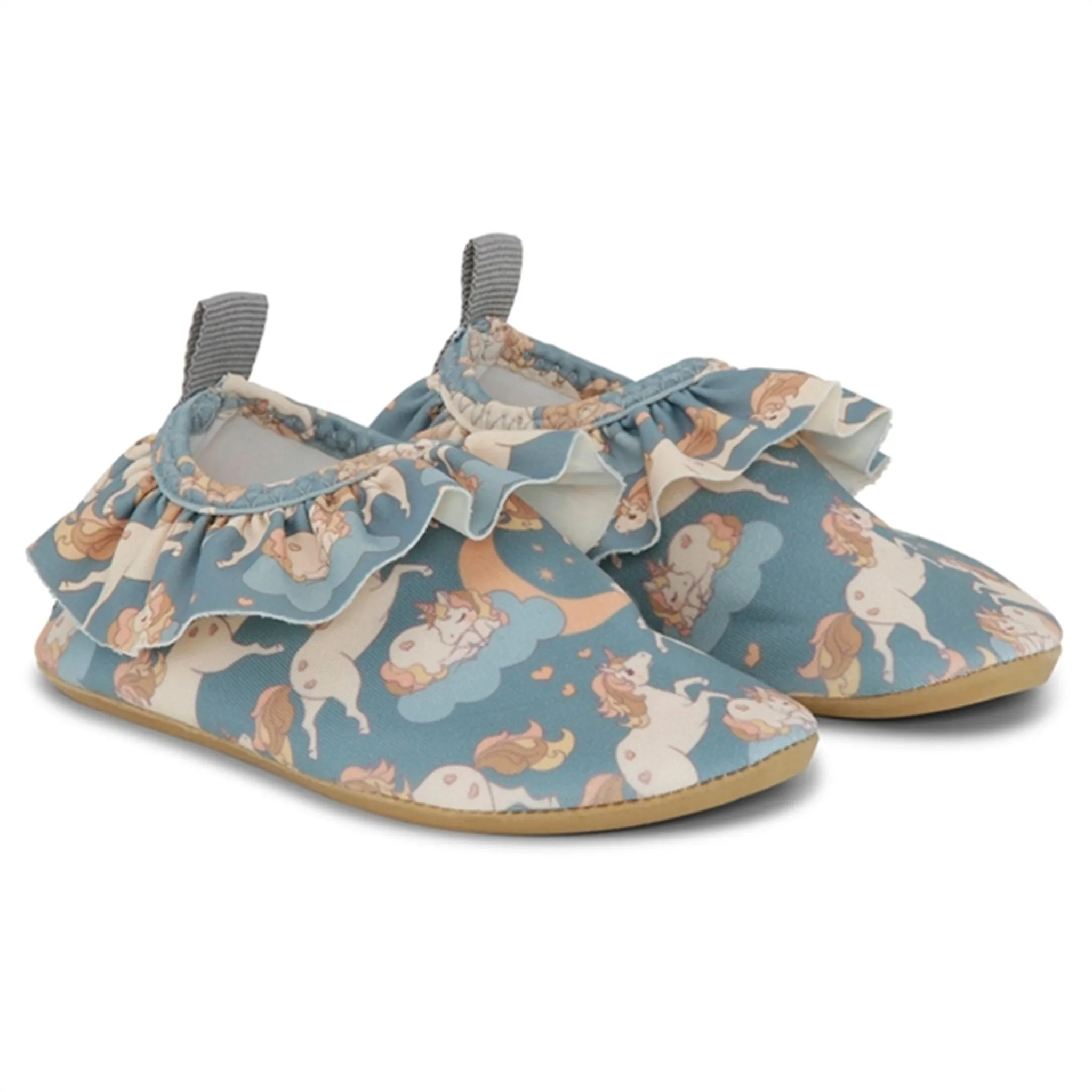 Konges Sljd Unicorn Blue Manuca Frill Swim Shoes