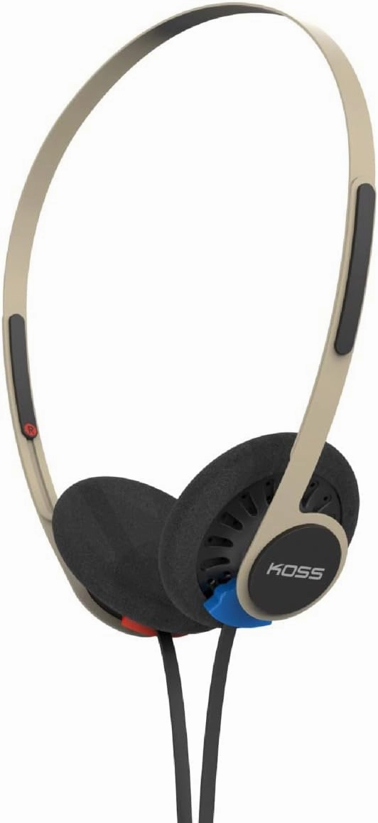 Koss KPH40 Utility On-Ear Headphones, Detachable Interchangeable Cord System, Ultra Lightweight Design (Rhythm Beige) audiophile headphones,high-end headphones,studio over-ear,