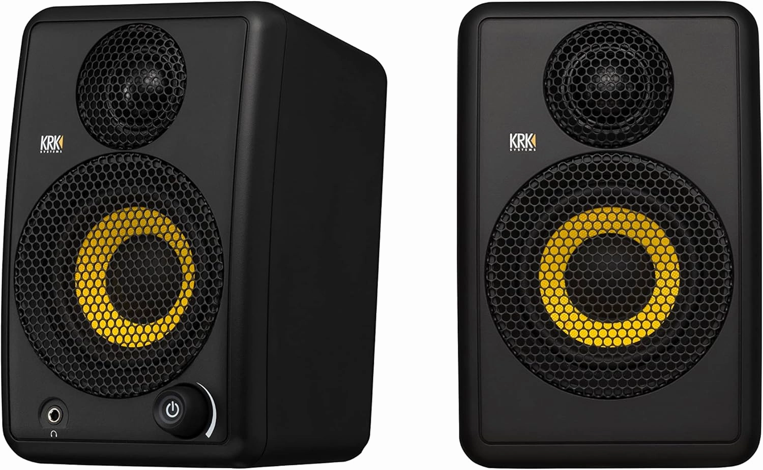 KRK GoAux 3 3" Portable Monitors, 3 inches (GOAUX3-NA)