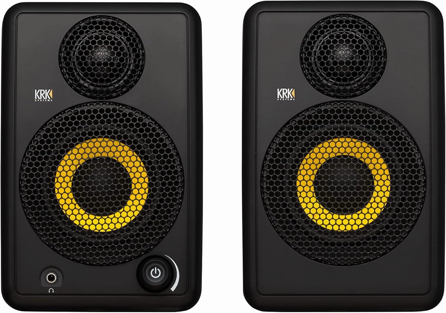 KRK GoAux 3 3" Portable Monitors, 3 inches (GOAUX3-NA) studio monitors,nearfield speakers,mixing reference monitors,