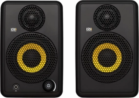 KRK GoAux 3 3" Portable Monitors, 3 inches (GOAUX3-NA) studio monitors,nearfield speakers,mixing reference monitors,