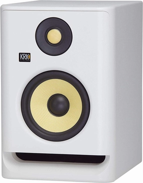 KRK RP5 5 G4 Professional Bi-Amp 5" Powered Studio Monitor, White Noise studio monitors,nearfield speakers,mixing reference monitors,